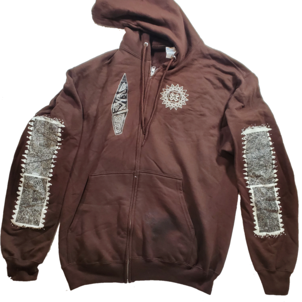 Moose Hoodie Brown