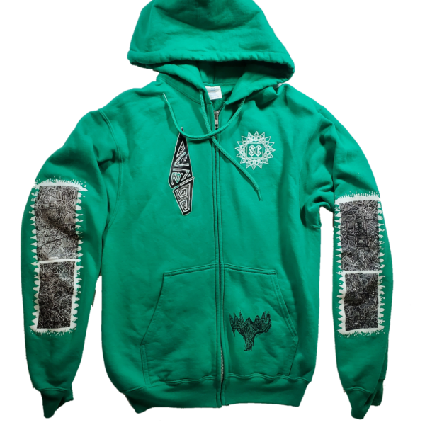 Moose Hoodie Green