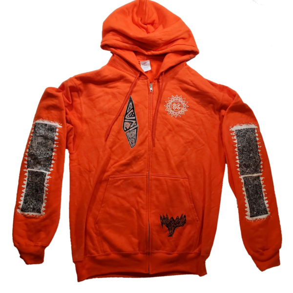 Moose Hoodie Orange